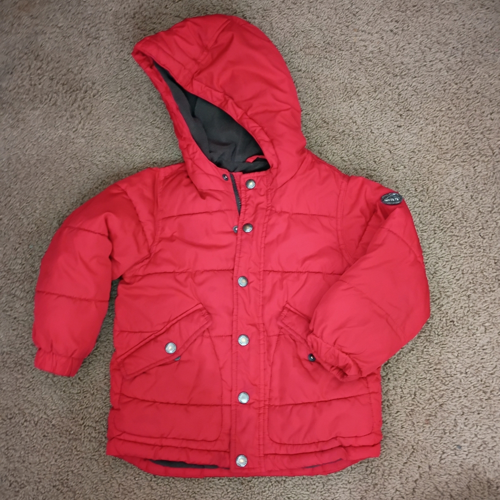 GAP Kids Red Puffer Jacket